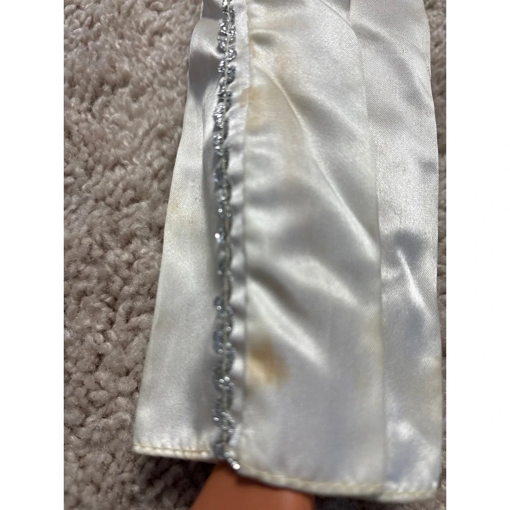 Vintage Barbie Glamorous Silver Jumpsuit Blonde 1976 Mattel 18